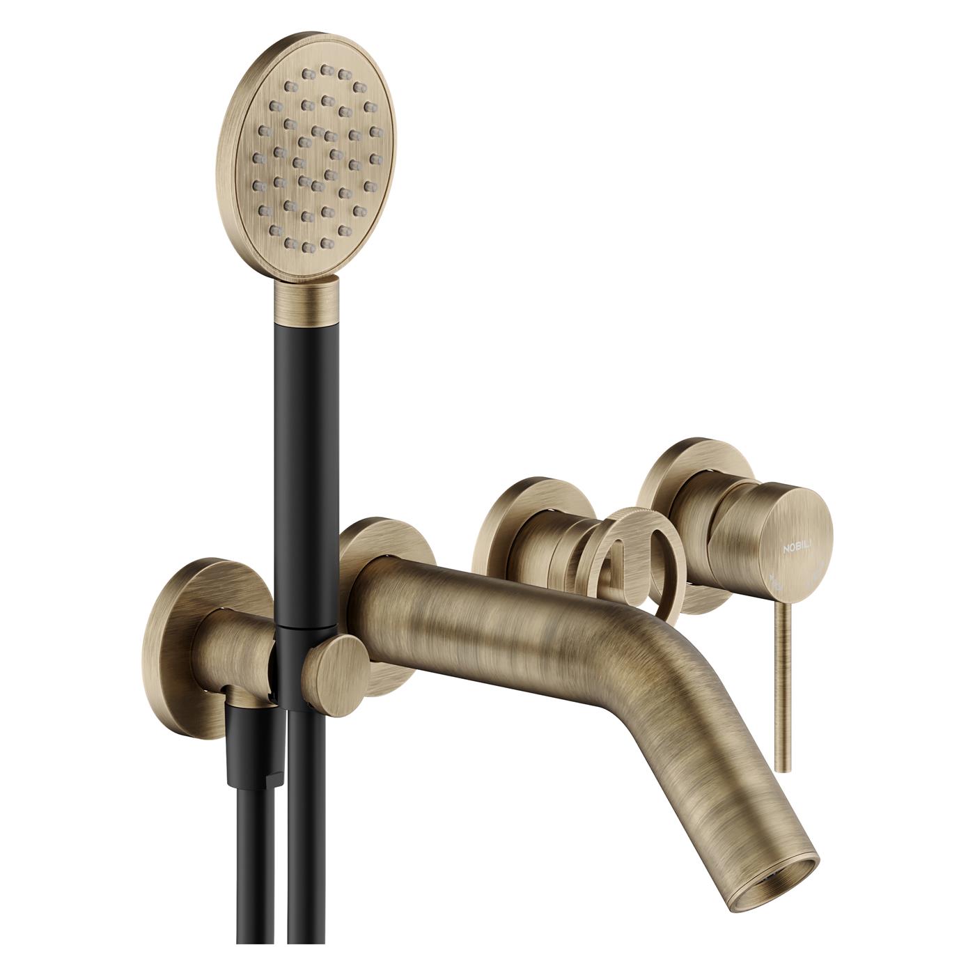 Sole Wall Mounted Concealed Bath Shower Mixer With Diverter And Hand Shower