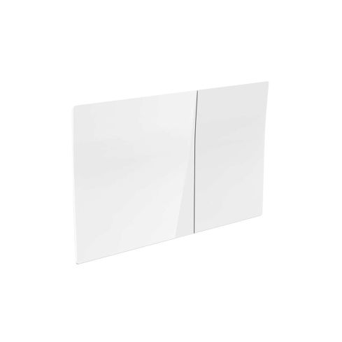 Glass Dual Flush Plate