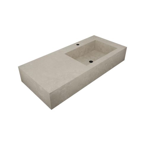 St Moritz Countertop Or Wall Mounted Wash Basin Right Hand Bowl