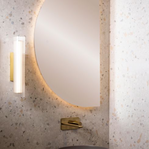 Mezzo Half Round Illuminated Led Mirror