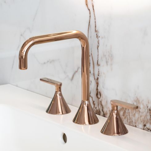 Bristol Deck Mounted 3 Hole Basin Mixer Without Waste