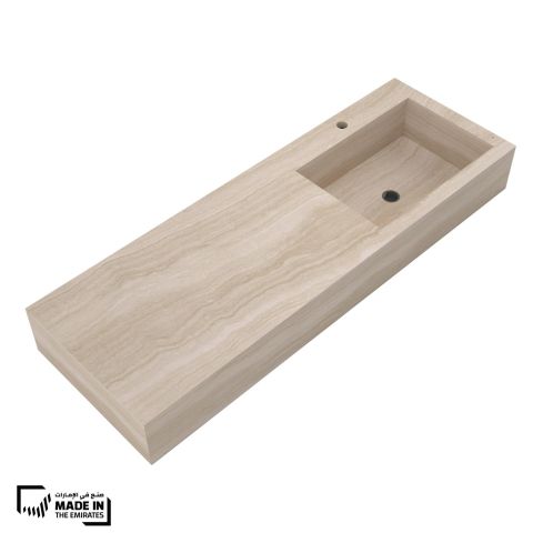Zermatt Wall Mounted Wash Basin Right Hand Bowl