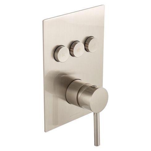 M-Line Diffusion Wall Mounted Concealed Shower Mixer With 3 Way Outlet