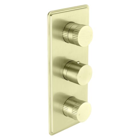 Fonteyn Thermostatic Shower Mixer 3 Outlet/3 Round Handle