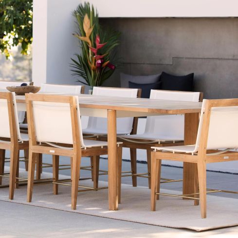 Byron Outdoor 6Pcs Dining Chair Set