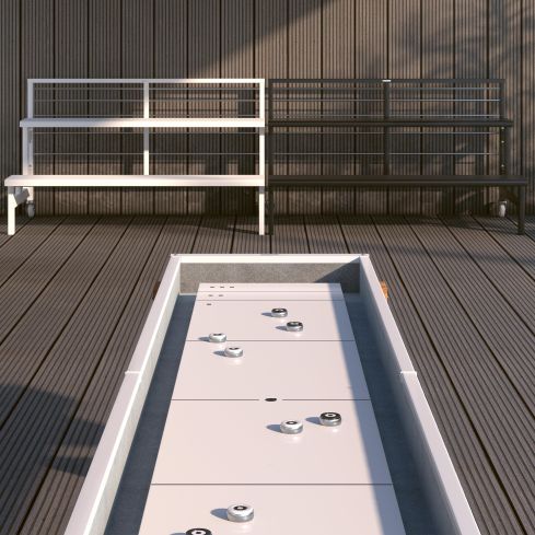 Track Outdoor 9Ft Shuffleboard