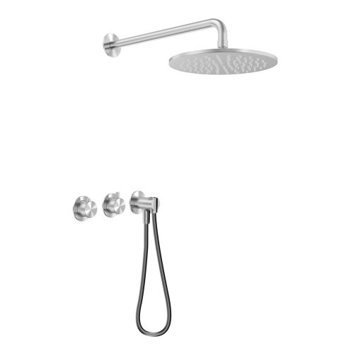 Studio 316 Wall Mounted Concealed Thermostatic Shower Mixer Set 2 Outlets/2 Handles