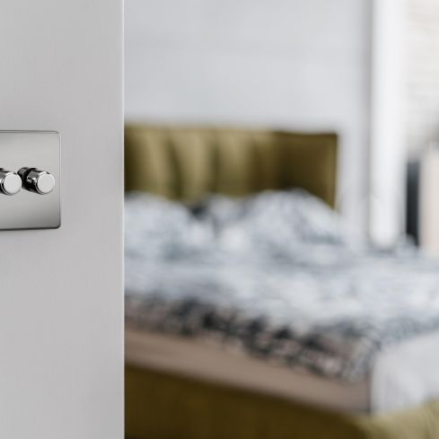 Screwless Indoor 2G 2-Way Intelligent Dimmer Switch