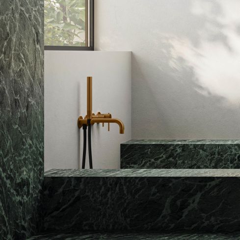 Respiro Wall Mounted Concealed Bath Shower Mixer With Hand Shower