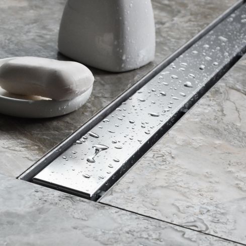 Contract Reversible Shower Channel Cover with Tile Insert