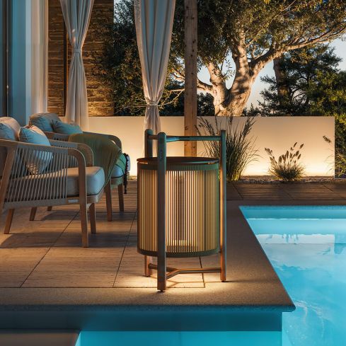 Kando P/76/R Outdoor Rechargeable Floor Lights