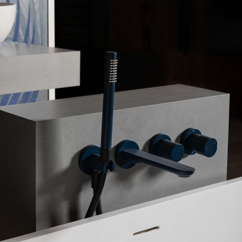 Gio3 Trim Part For Concealed Bath Mixer With Hand Shower