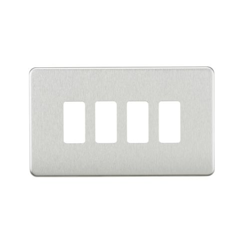 Screwless Indoor 4G Grid Faceplate