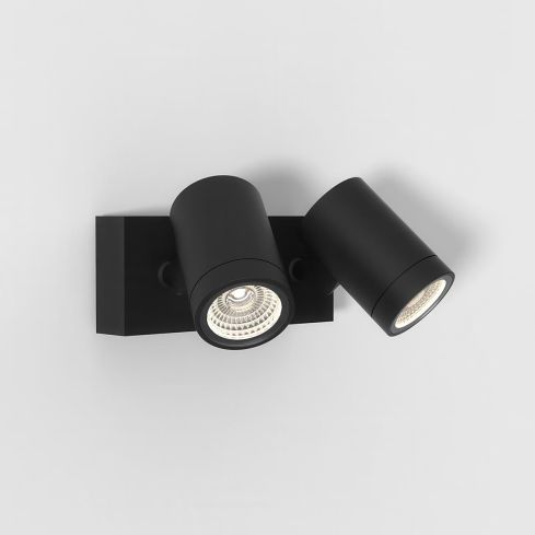 Bayville Outdoor Garden Twin Spot Wall Light