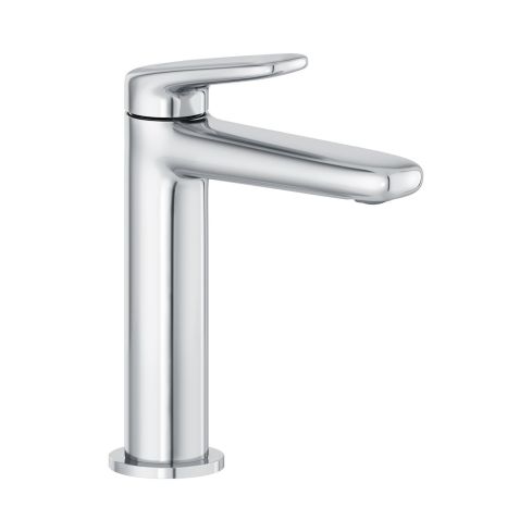 Nuvola Deck Mounted Mono Basin Mixer With Push Type Waste