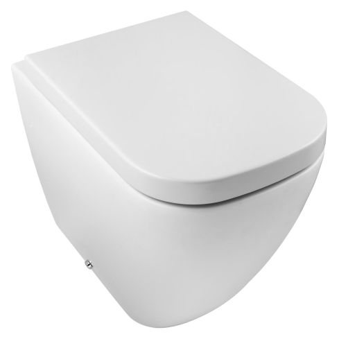 Carlyle Back To Wall Rimless Wc Pan With Soft Close Seat And Cover