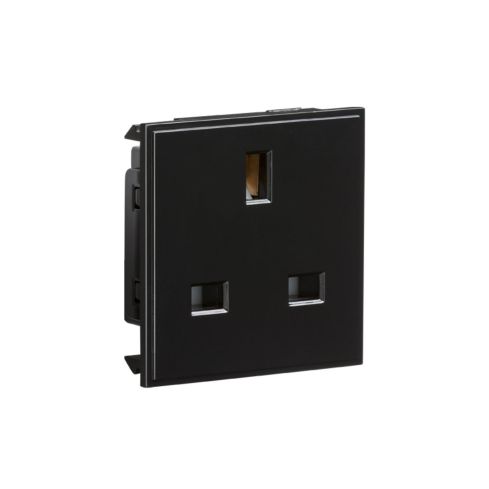 Modular Indoor 1G Unswitched Power Outlet Module