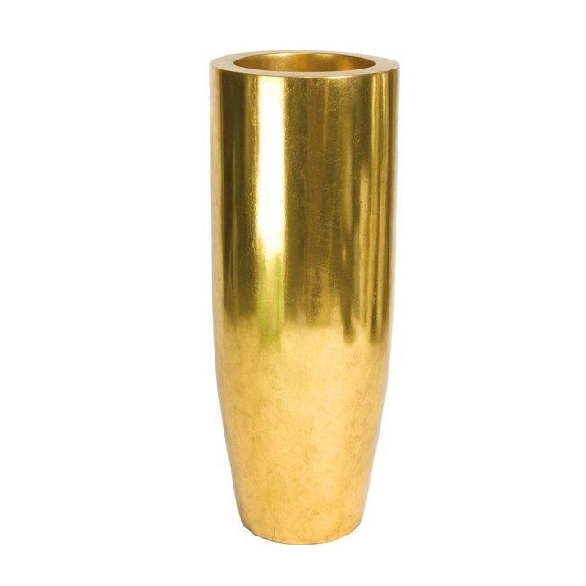 Pandora Planter Glass Fibre/Plastic Gold Leaf Sanipex Group - UAE