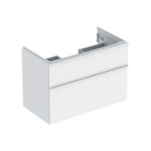 Icon Wall Mounted Double Drawer Vanity Unit