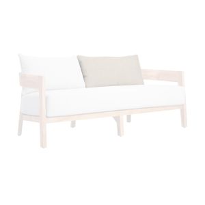 Beach House Outdoor Back Cushion For 2 Seater Sofa