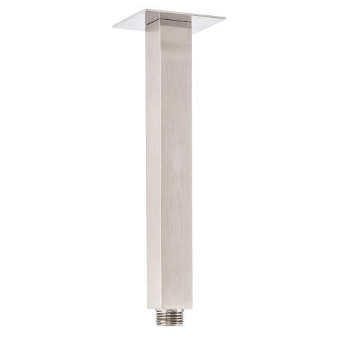 Cube Ceiling Shower Arm Brushed Nickel