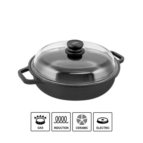 Blackplus Sauce Pan With Lid Dia 240 MM