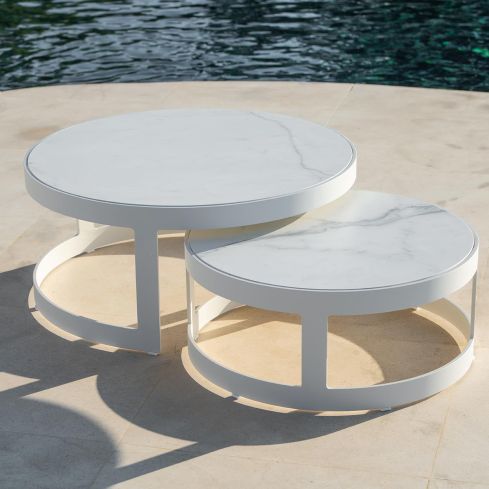 Burford Outdoor Coffee Table with Top