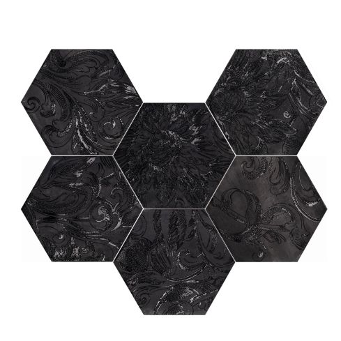 Fuoritono Hexagon Fuoridamasco Nero Mix