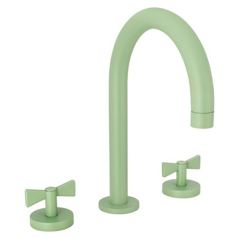 Amarcord 3 Hole Basin Mixer With Push Type Waste