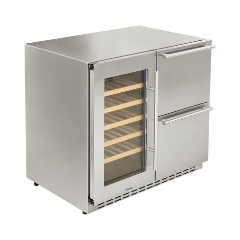 Turin Built-In Indoor/Outdoor Drawer Fridge And Wine Cooler