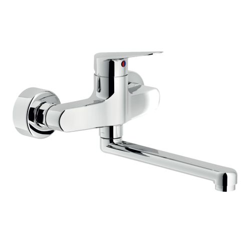 Blues Wall Mounted Kitchen Mixer With Swivel Spout