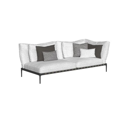 Salinas Icon Outdoor 2 Seater Modular Sofa With Left Corner