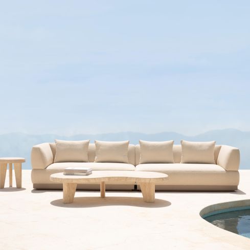 Amalfi Outdoor 2 Seater Left Modular Sofa