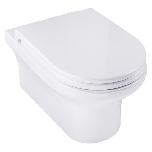 Senator Wall Mounted WC with Soft Close Seat and Cover