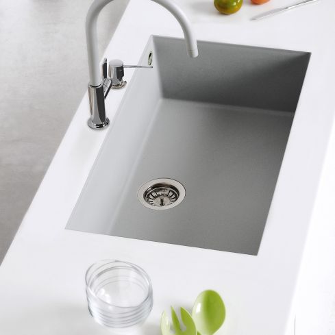 Quadra Undermounted Single Bowl Sink Granitek