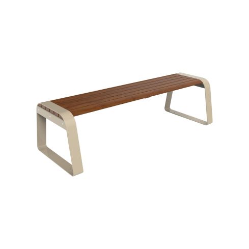 Paris Outdoor Urban Bench Without Backrest