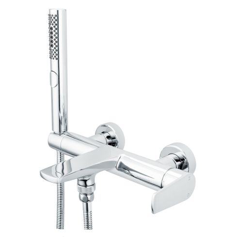 Vitesse Exposed Bath Shower Mixer With Hand Shower