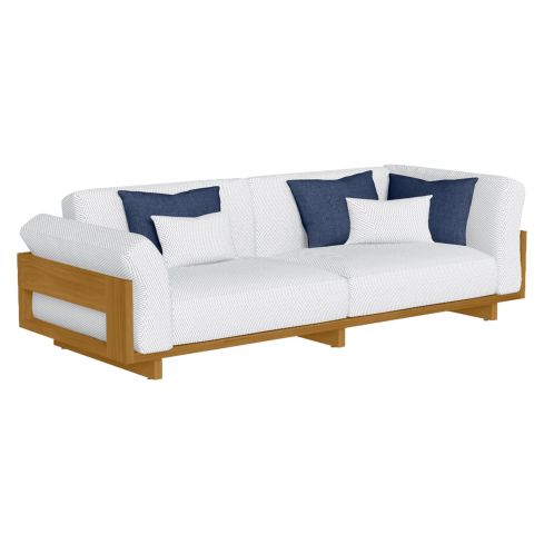 Argo Wood Icon Outdoor Sofa Left Corner Modular