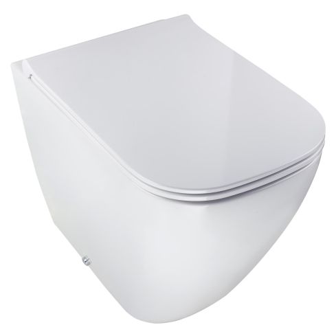 M-Line Rimless Back to Wall WC with Slim Soft Close Seat and Cover