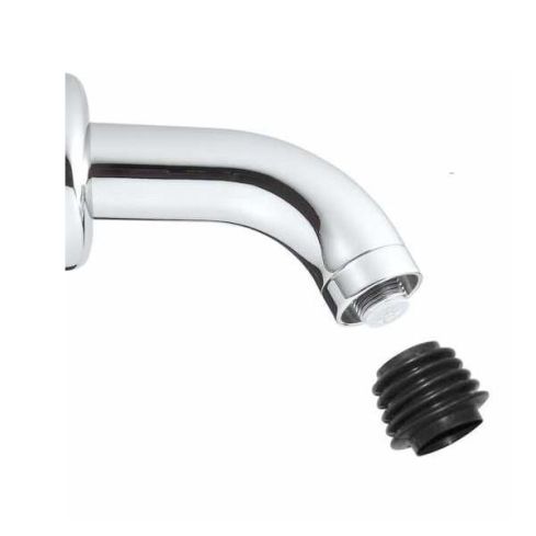 Brass Shower Arm With Rubber Cover Chrome