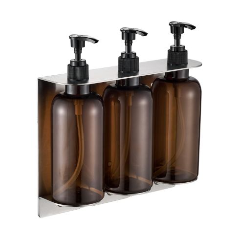 Hotel Wall Mounted Shower Dispenser Three Bottles