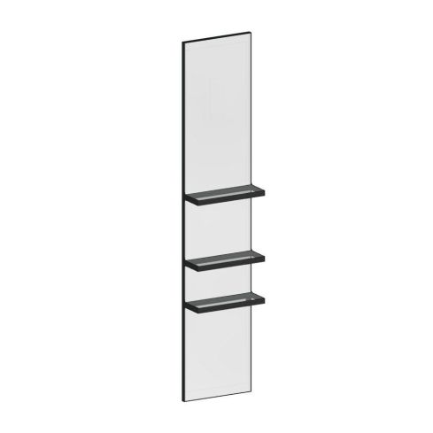 Orology Wall Shelving Unit With Mirror Panel