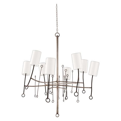 Lollipop Large Indoor Chandelier Without Lampshades