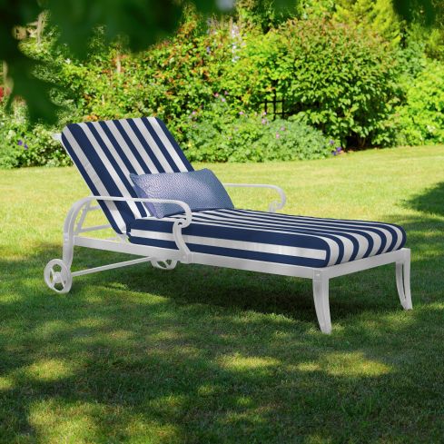 Scroll Outdoor Sunbed Cushion