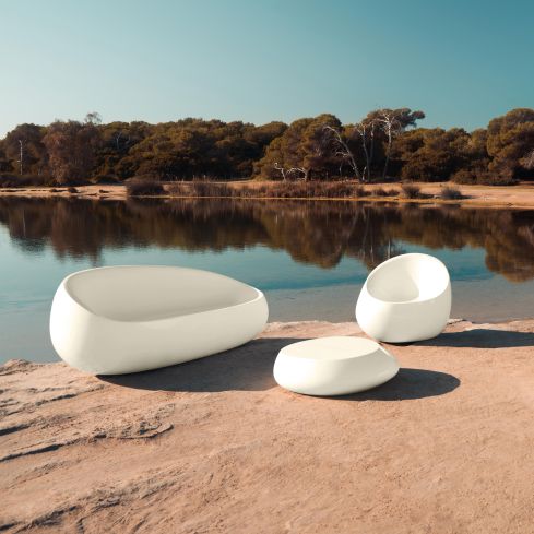 Stone Outdoor Lounge Chair