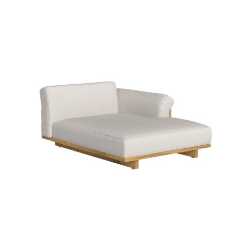 Argo Wood Icon Outdoor Left Modular Sofa Lounge