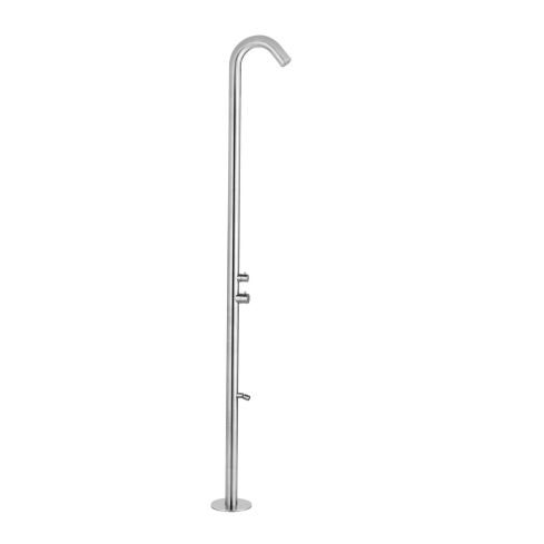 Beach House Floor Mounted Shower Column with Spout
