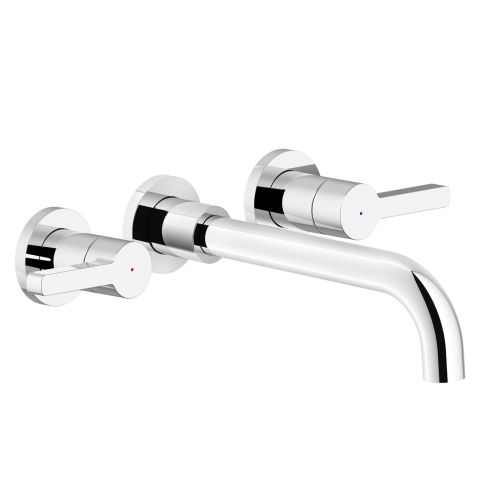 Uno Concealed 3 Hole Basin Mixer