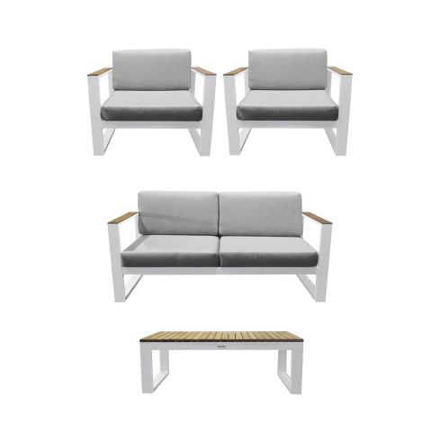 Bel 4 SEATER KIT Sofa Set With Coffee Table
