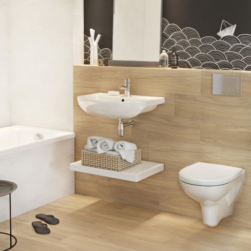 Arteco Wall Mounted Rimless Wc And Seat